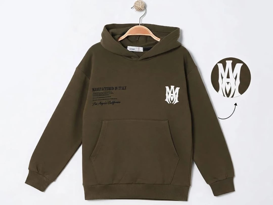 Boys' Hooded Kangaroo Pocket Sweatshirt - Ruhat Kids - by Peralane