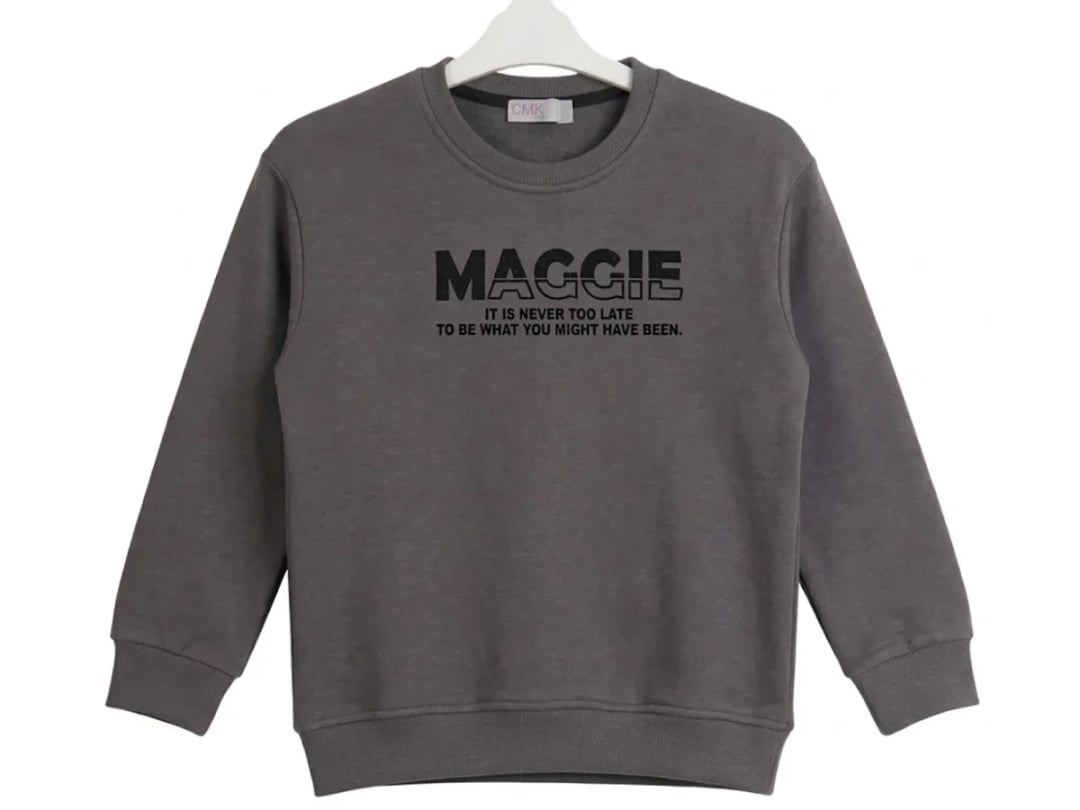 Maggie Printed Boys' Fleece Sweatshirt - CMK - by Peralane