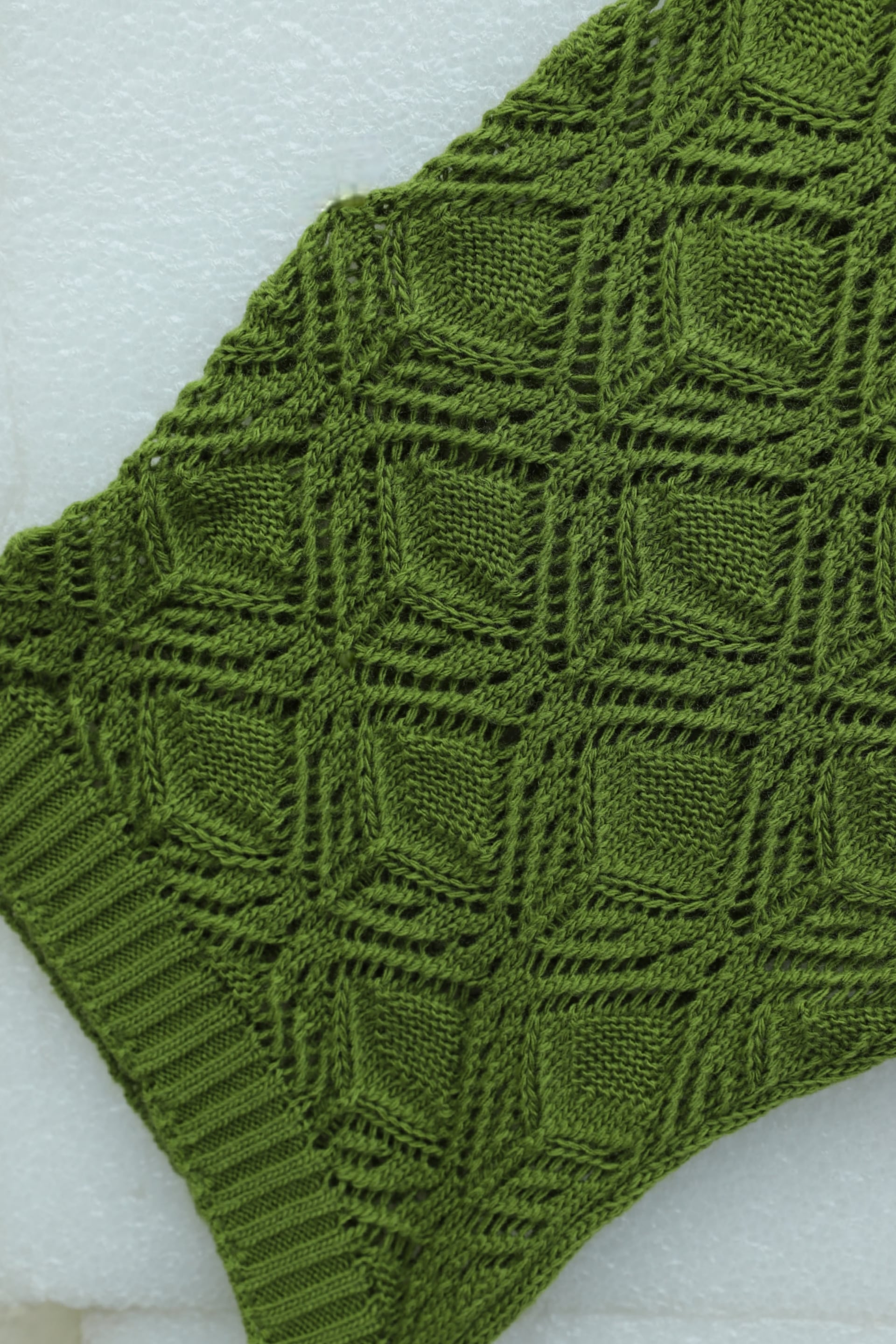 Round Neck Batwing Sleeve Openwork Knit Sweater - Khaki - Podyumplus - by Peralane - photo 5
