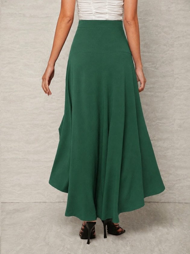 Women's High-Waist Asymmetric Detail Sandy Skirt - Janes - by Peralane - photo 3