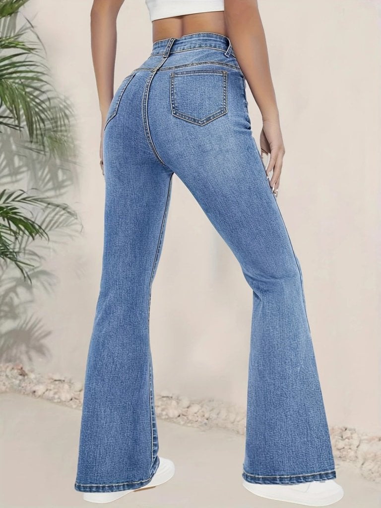 Women's High-Waist Flared Jeans - Janes - by Peralane - photo 2