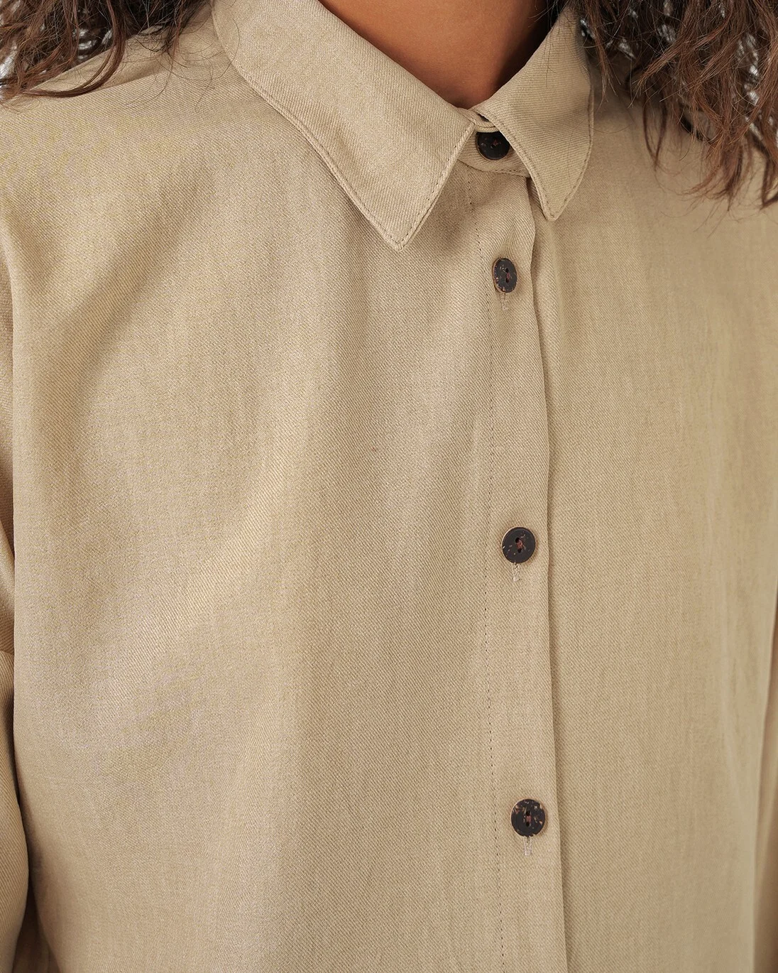 Women's Beige Linen Blend Two-Piece Set 6622 - Bigdart - by Peralane - photo 4