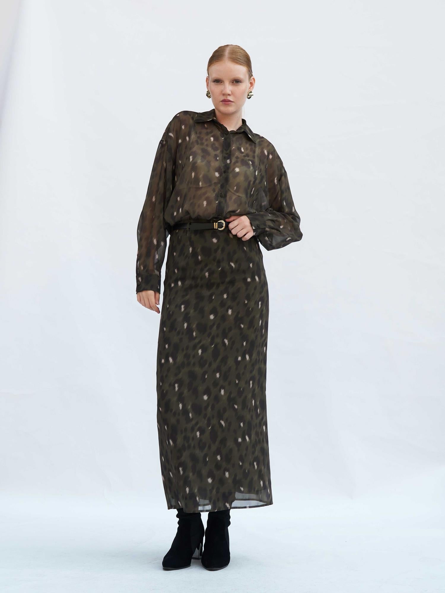 Polka Dot Print Maxi Skirt - Lefon - by Peralane - photo 6