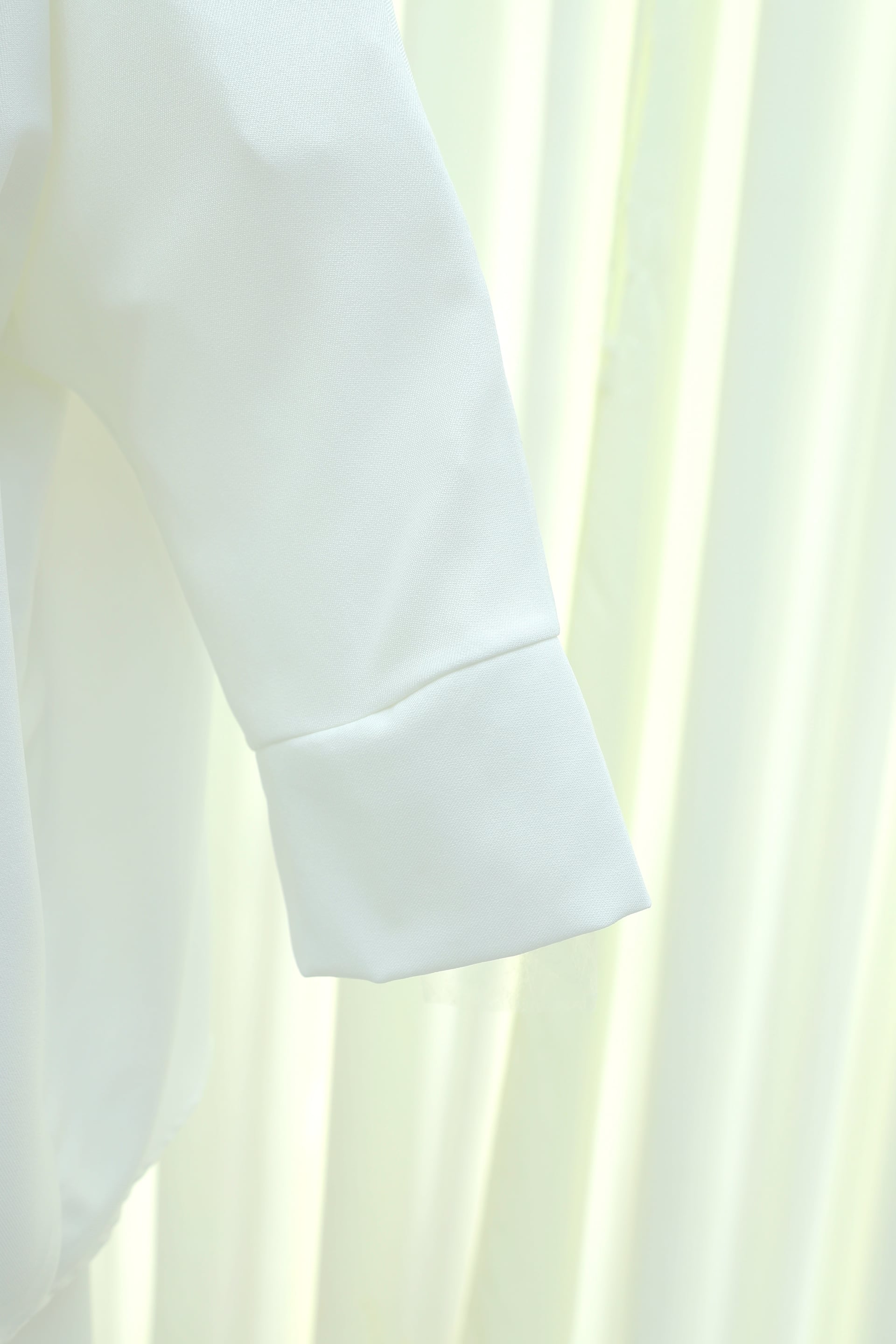 White Two-Piece Blouse and Wide-Leg Trousers Set - Podyumplus - by Peralane - photo 6