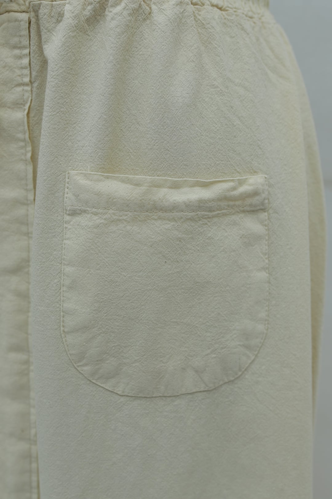 Beige Drawstring Waist Linen-Look Slit Skirt - Podyumplus - by Peralane - photo 7