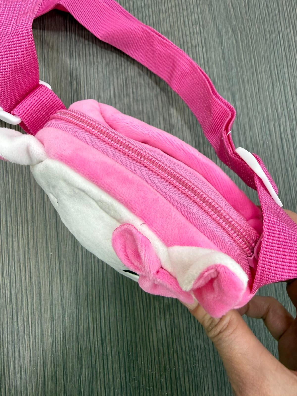 Cat Face Plush Crossbody Bag for Girls - Pink and White - Nesvay - by Peralane - photo 4