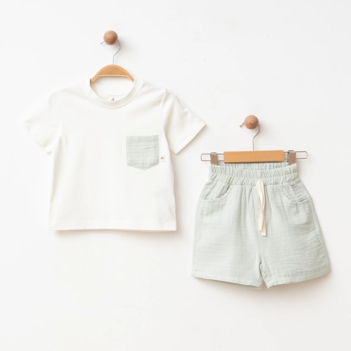 Muslin Shorts Set for Boys - 5 Pack (2-6 Years) - Eslenza - by Peralane