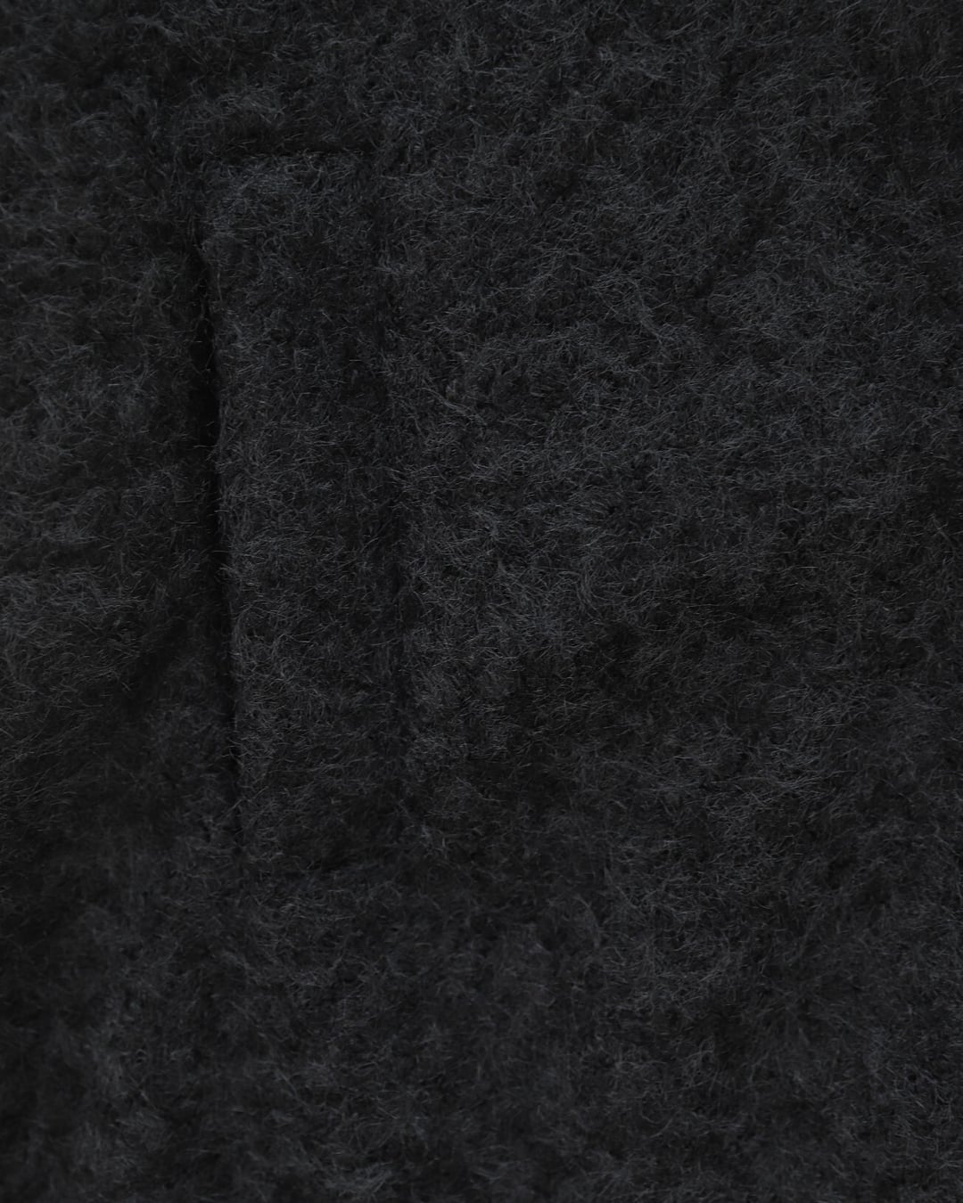 Double-Pocket Button-Front Lined Boucle Coat - Black - Podyumplus - by Peralane - photo 4