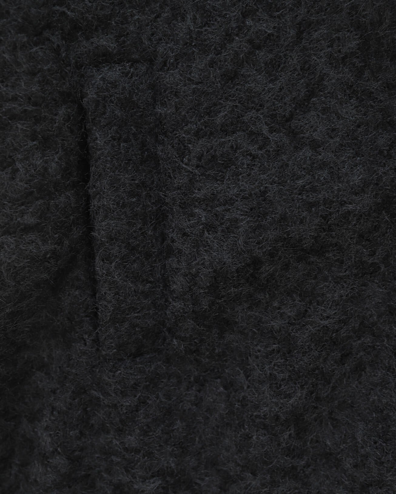 Double-Pocket Button-Front Lined Boucle Coat - Black - Podyumplus - by Peralane - photo 4