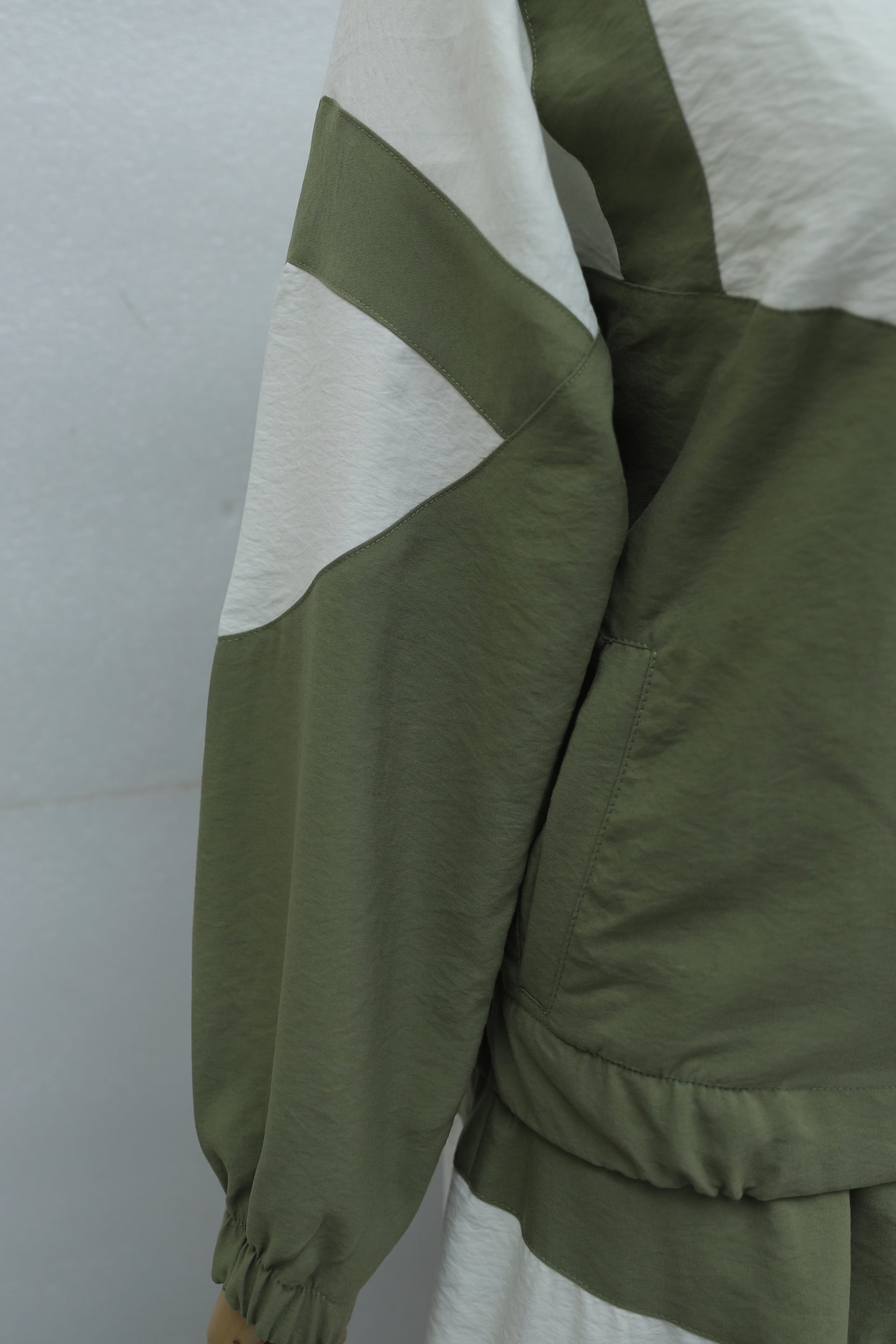 Shirt Collar Striped Detail Double Pocket Skirt Suit - Khaki - Podyumplus - by Peralane - photo 6