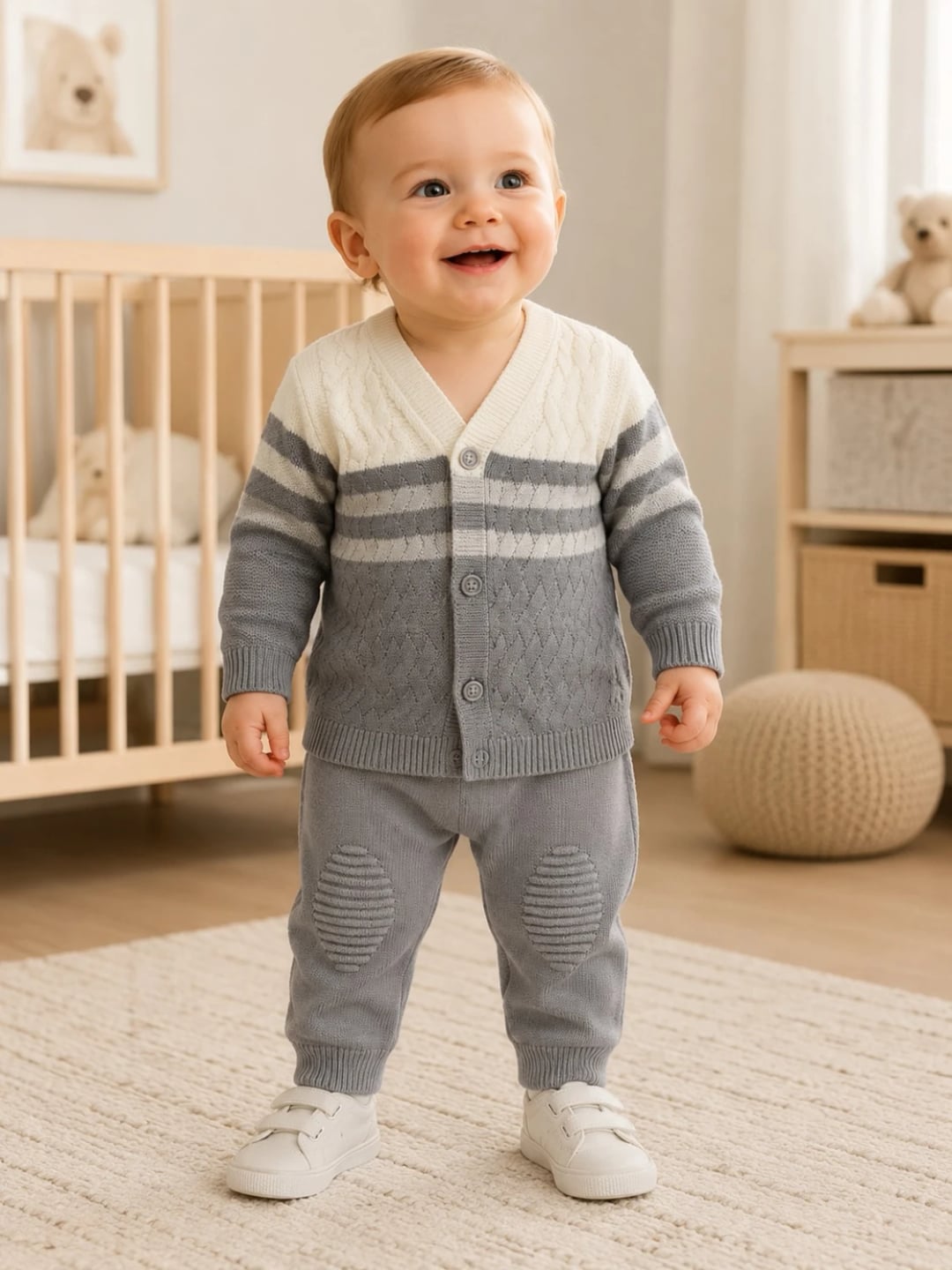 Knitted Baby Set - 1149 - Has Bereket - by Peralane