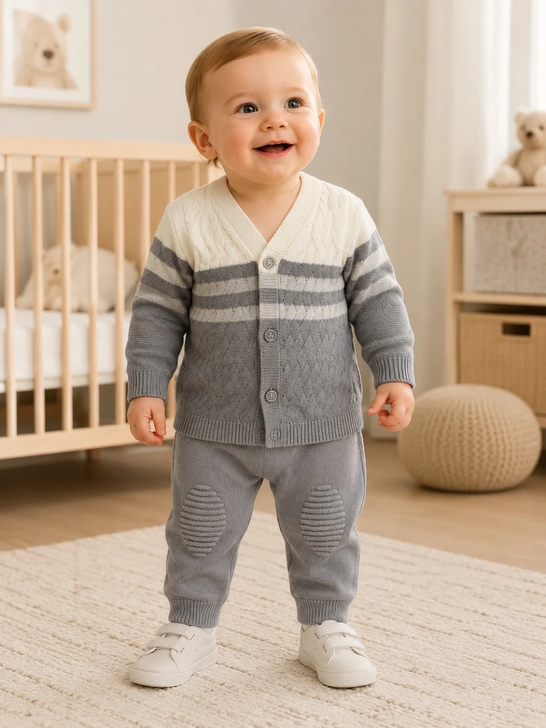 Knitted Baby Set - 1149 - Has Bereket - by Peralane