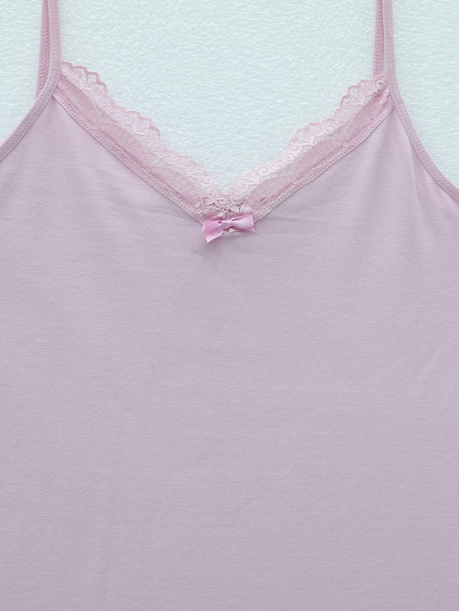 Lace Trim Camisole - Light Lilac - Podyumplus - by Peralane - photo 5