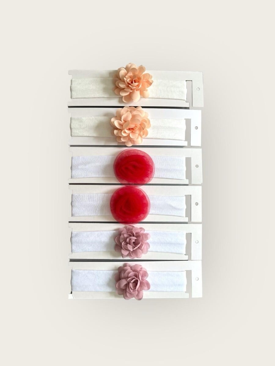 Baby Girl Flower Headbands 3-12M - Algiy Mini - by Peralane