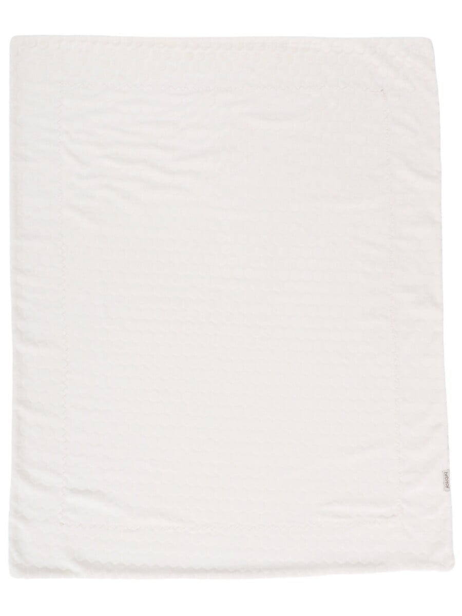 Unisex Baby Embroidered Blanket 107x87 2020-95024 - Bebitof - by Peralane