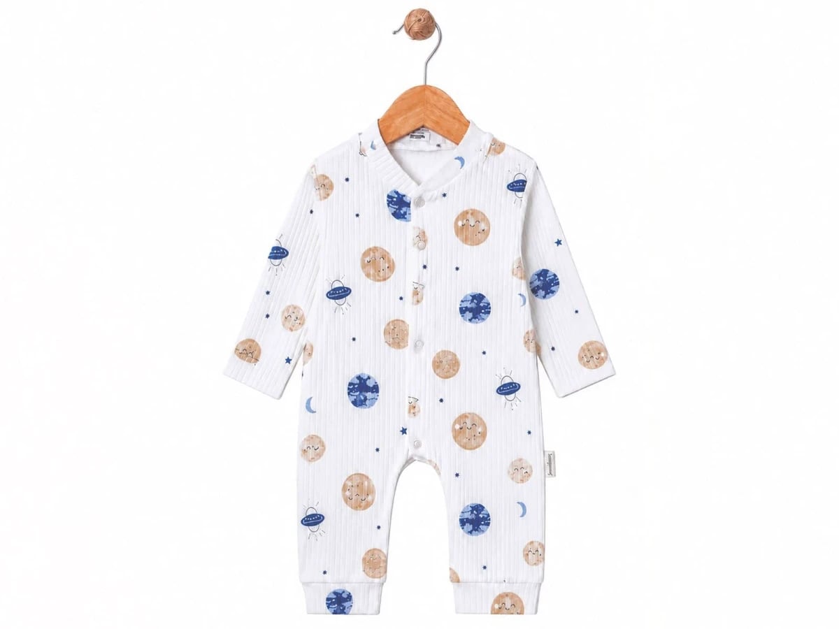 Boys' Baby Planet Print Romper - Supermini - by Peralane