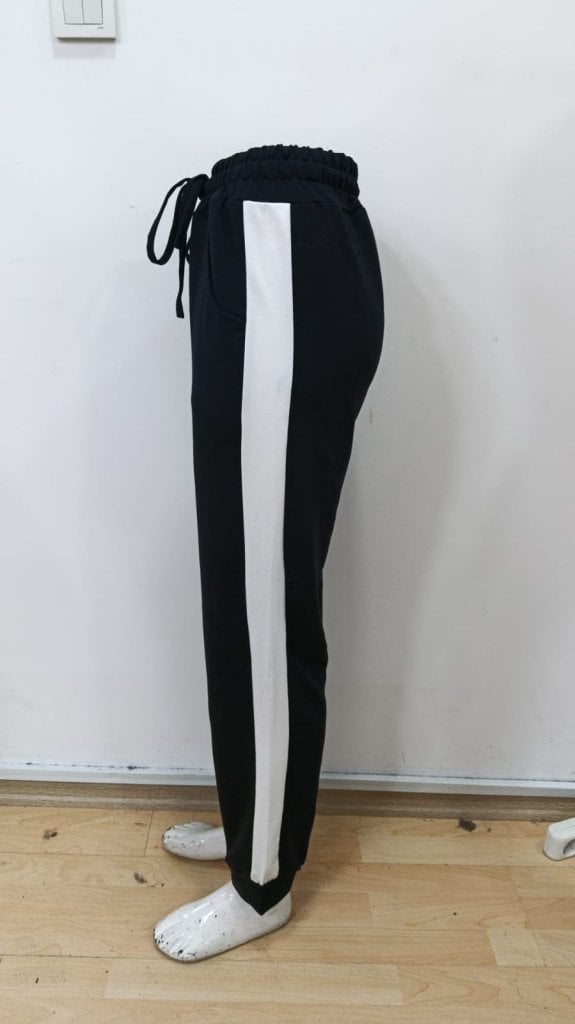 Women's High-Waist Drawstring Side-Stripe Track Pants - Janes - by Peralane - photo 7