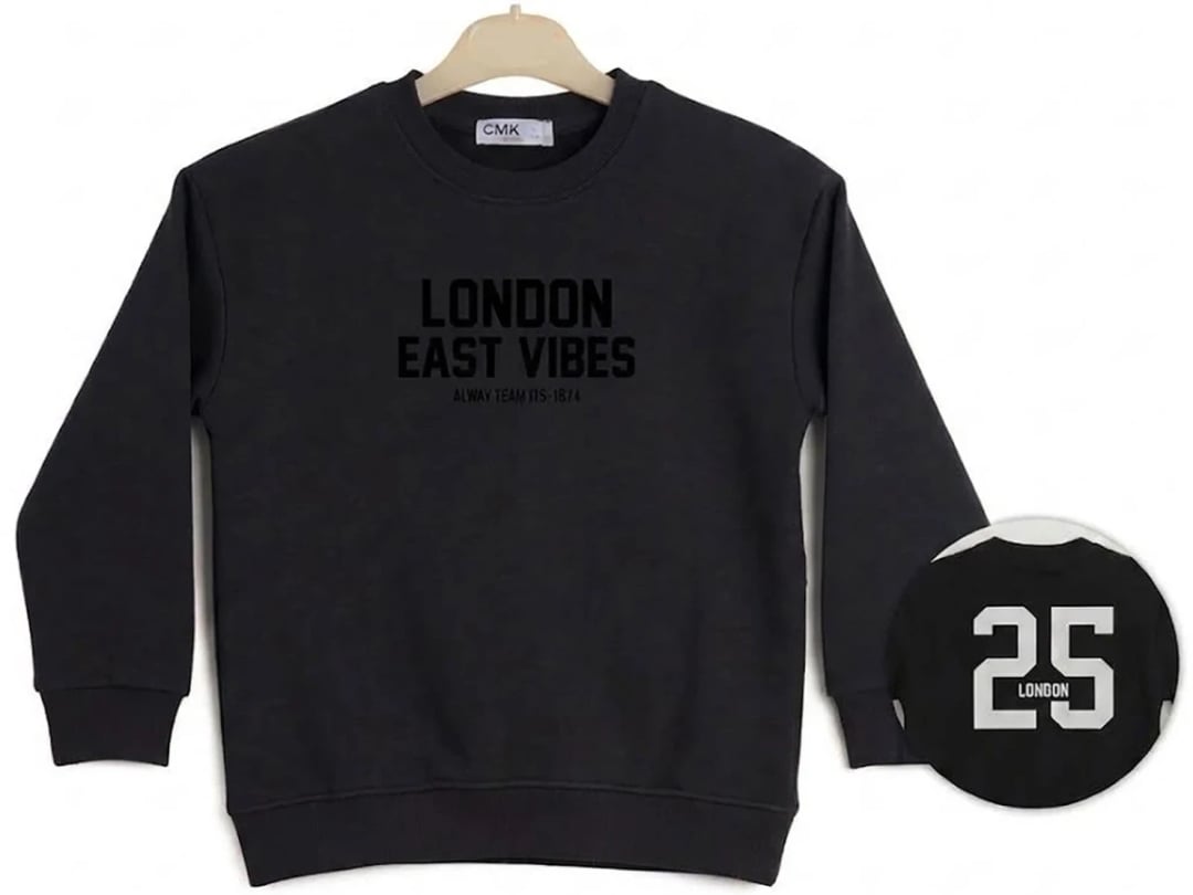 London Print 3-Thread Brushed Boys Sweatshirt - CMK - by Peralane