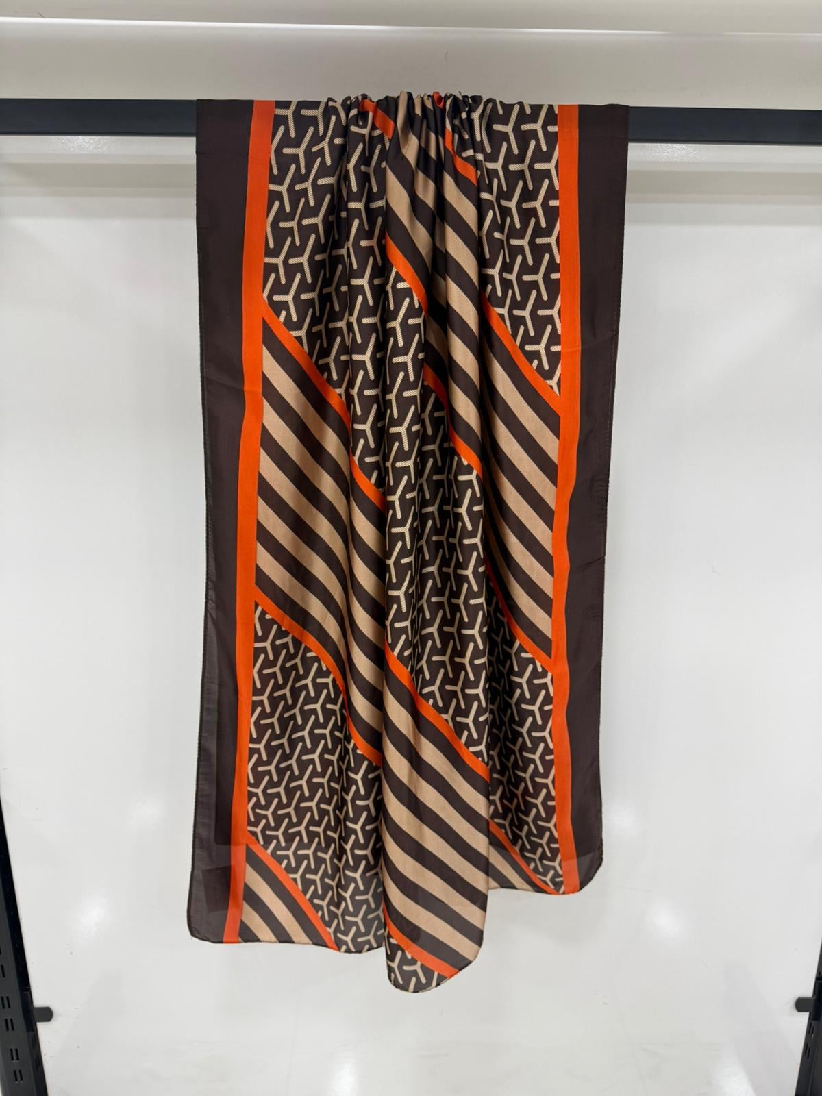 Brown Striped Beach Sarong 90x180 cm - Nesvay - by Peralane - photo 3
