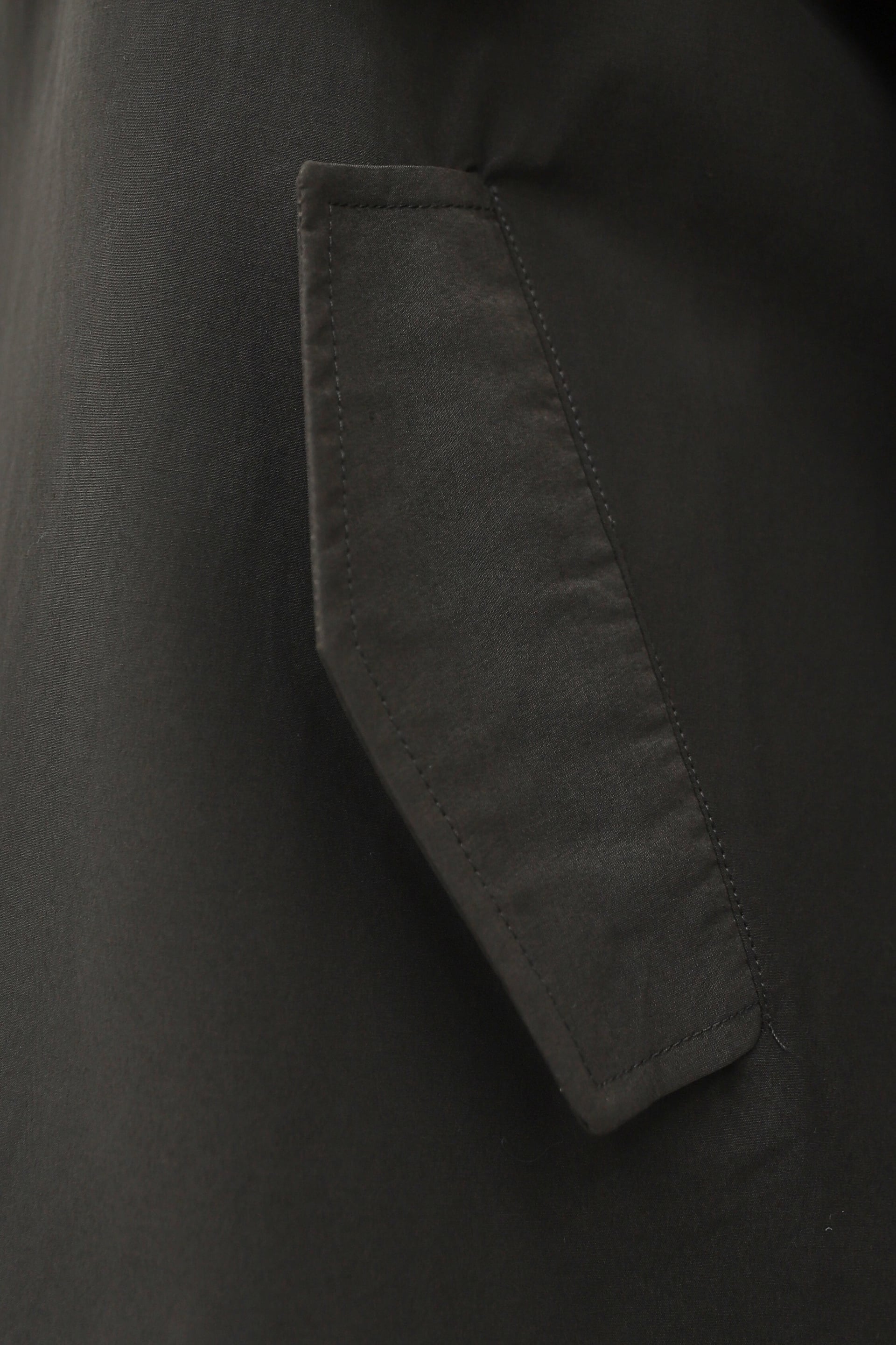Women's Policotton Jacket with Epaulettes and Cape Detail - Dark Brown - Podyumplus - by Peralane - photo 6