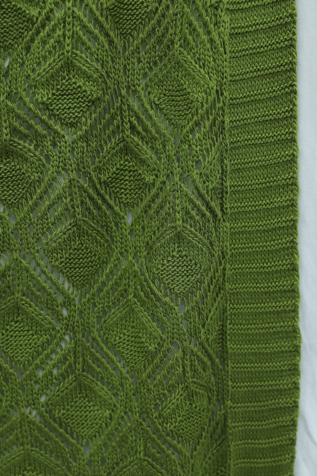 Patterned Araboy Knitted Cardigan - Khaki - Podyumplus - by Peralane - photo 6