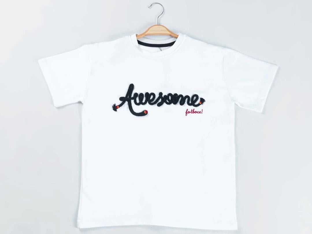 Awesome Kids Boys T-Shirt - White (4 Pack) - Civilti - by Peralane
