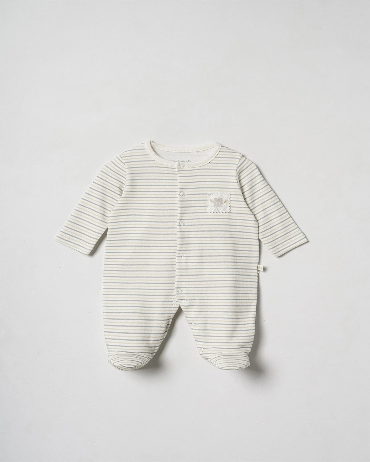 Footed Sleepsuit - 5378 (Pack of 2) - Ciccimbaby - by Peralane
