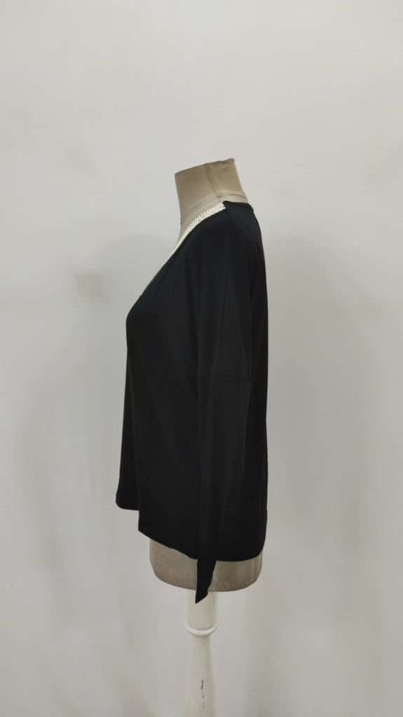 Women's Long Sleeve V-Neck Dolman Sleeve Viscose Blouse - Janes - by Peralane - photo 8