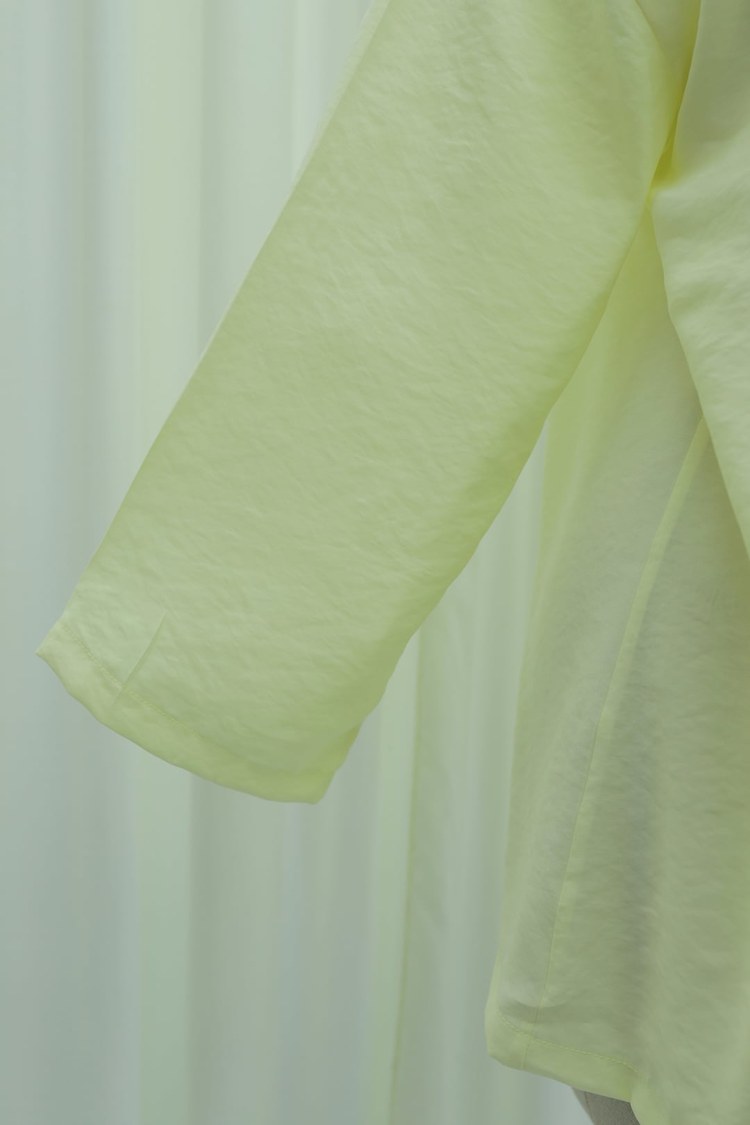 Side Wrap Tie Belt Modal Tunic - Yellow - Podyumplus - by Peralane - photo 9