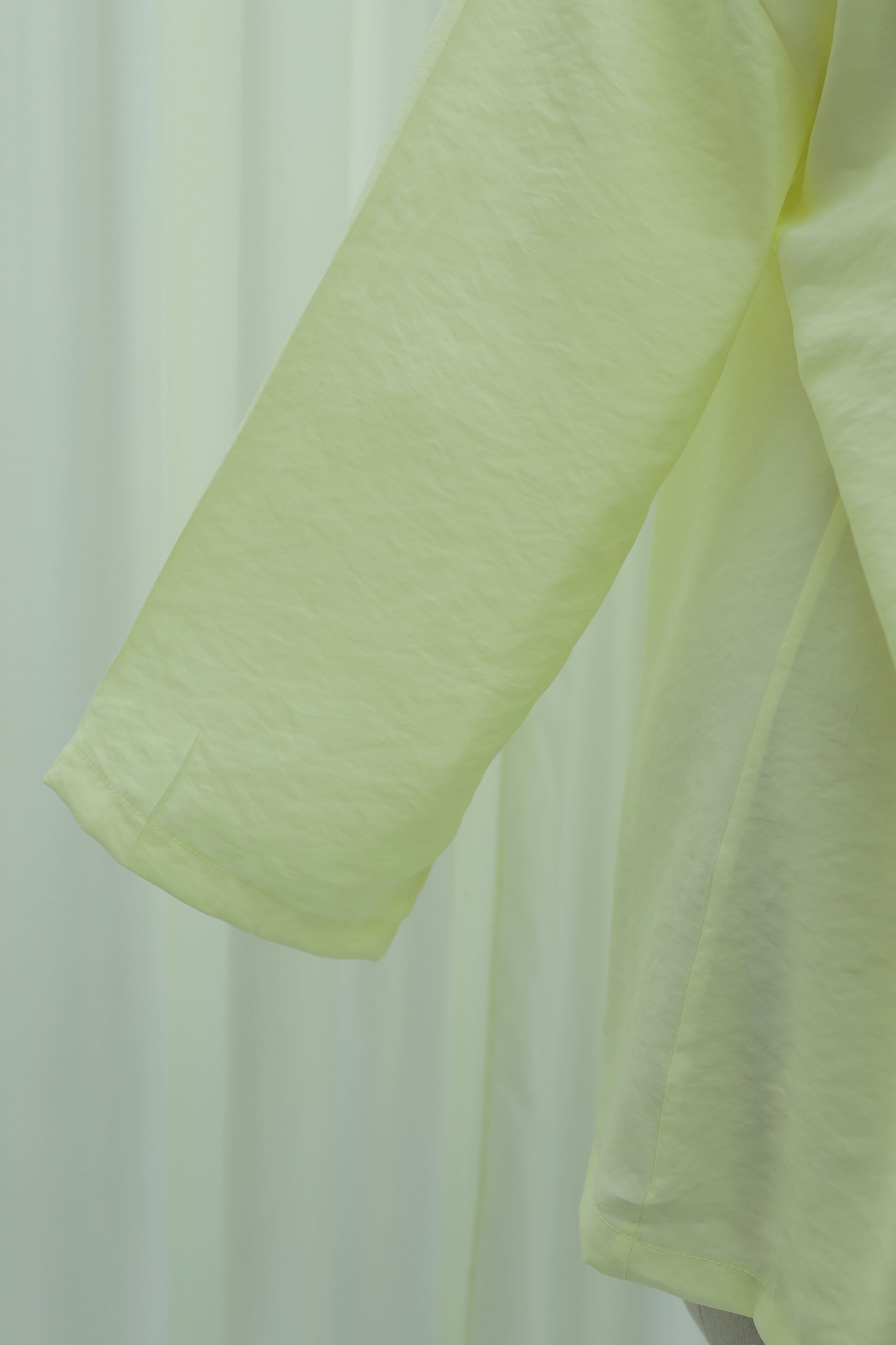 Side Wrap Tie Belt Modal Tunic - Yellow - Podyumplus - by Peralane - photo 9