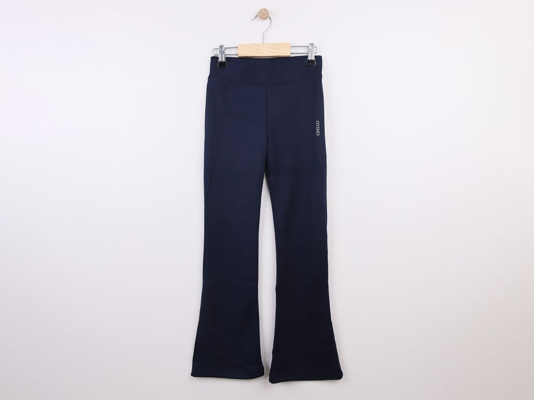 Navy Blue Flared Leggings for Girls - Pack of 5 - Langa - by Peralane