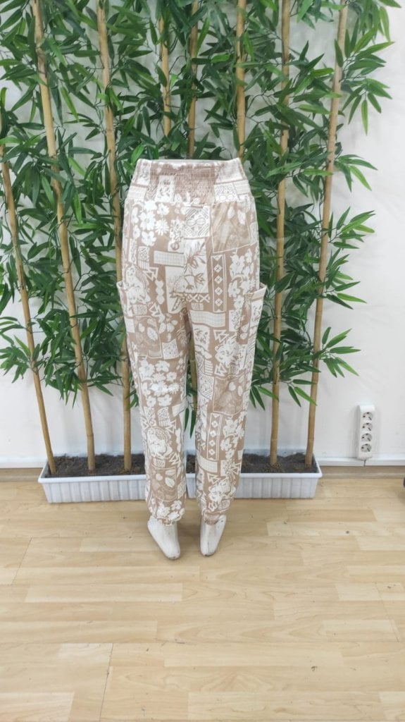 Women's Ethnic Print Cargo Pocket Suprem Trousers - Janes - by Peralane - photo 6