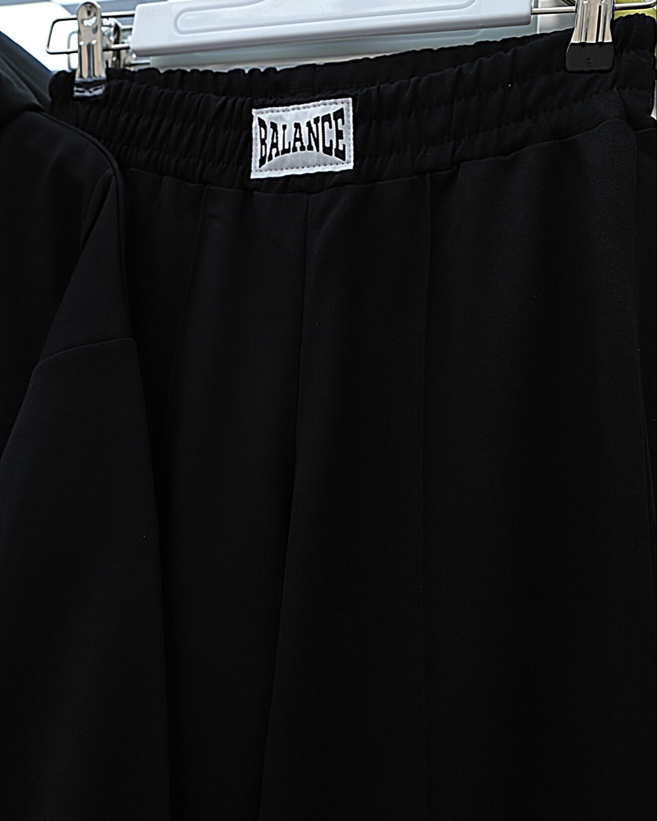Black Hooded Emblem Detail Cotton Jersey Two-Piece Set - Podyumplus - by Peralane - photo 5