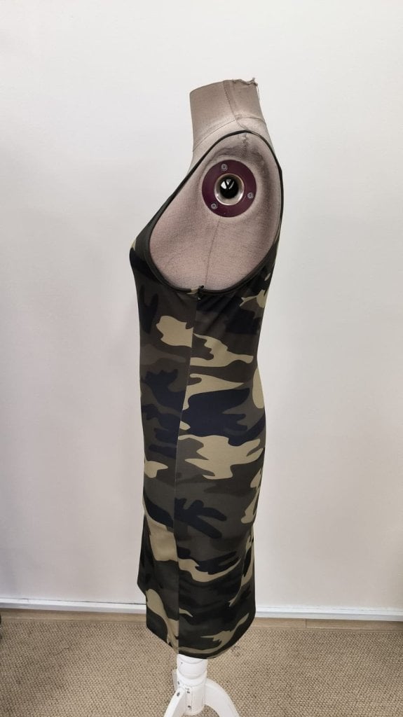 Women's Sleeveless Camouflage Print Short Suprema Dress - Janes - by Peralane - photo 8