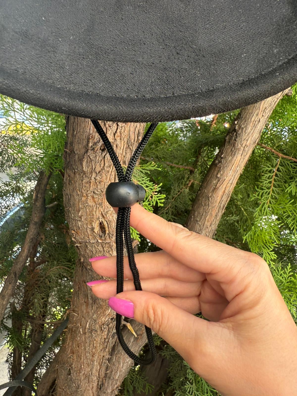 Black Felt Cowboy Hat with Star Concho and Braided Band for Women - Nesvay - by Peralane - photo 4