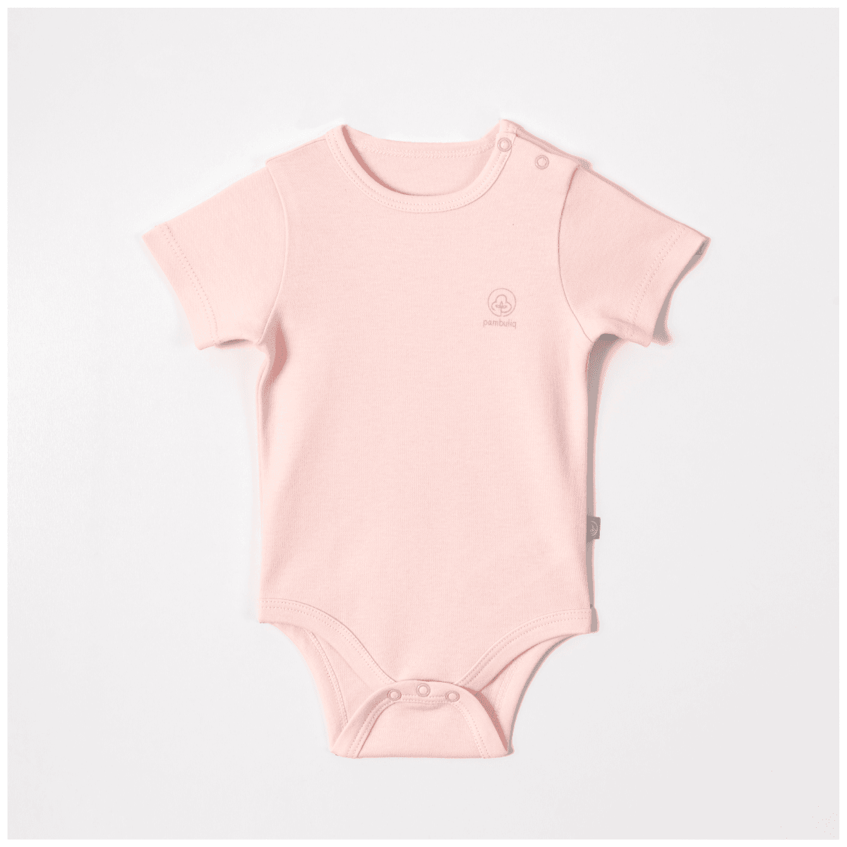 Baby Bodysuit 0-9M Pale Pink Pack of 4 - Pambuliq - by Peralane