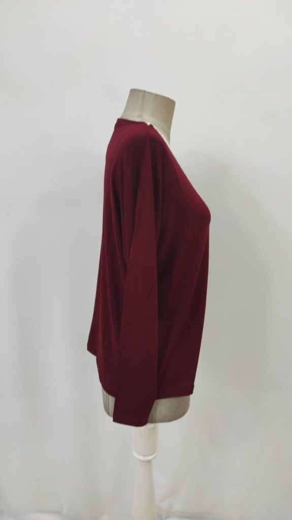 Women's Long-Sleeve V-Neck Batwing Sleeve Viscose Blouse - Janes - by Peralane - photo 5