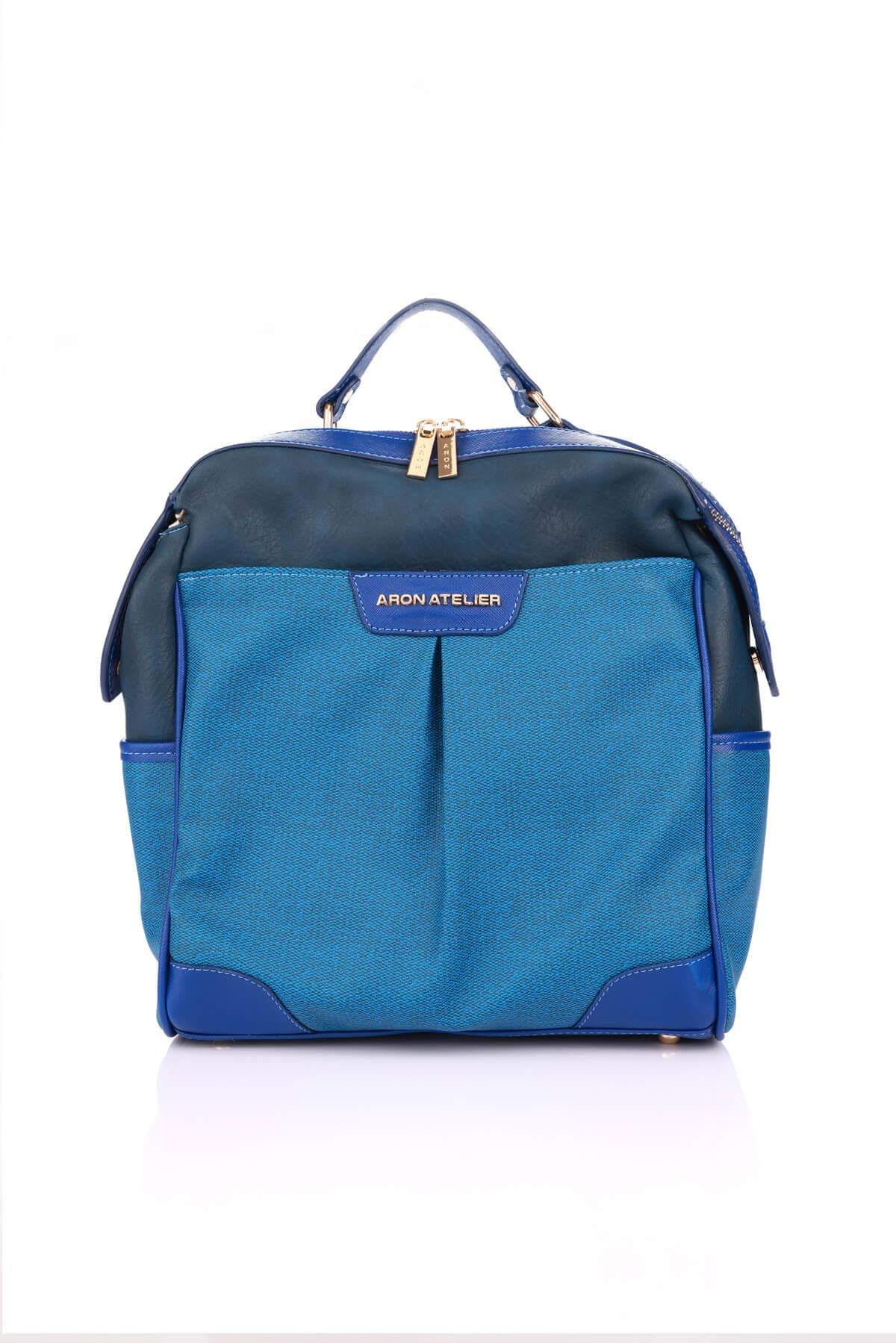 Regina Saks Blue Women Backpack 7003 - Aron Atelier - by Peralane
