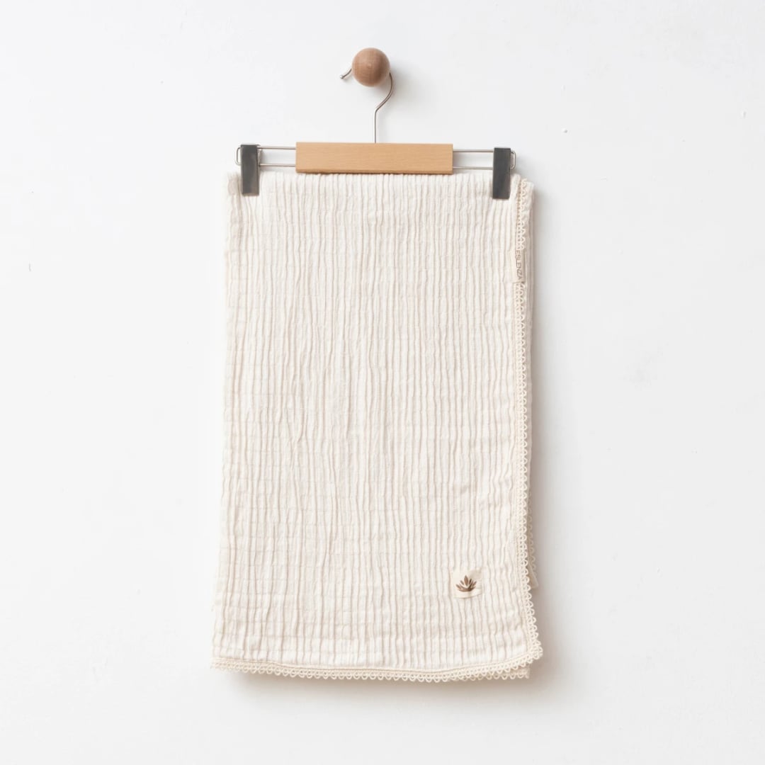 Muslin Baby Blanket - Natural - Eslenza - by Peralane