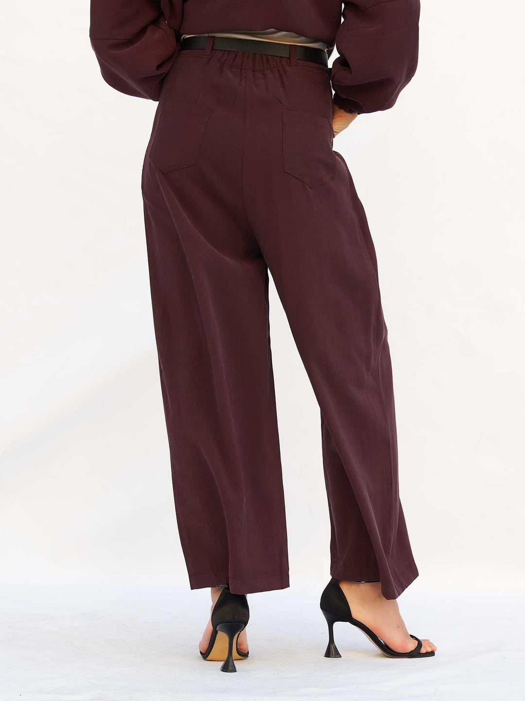 Horizontal Pocket Detail Palazzo Trousers - Lefon - by Peralane - photo 8