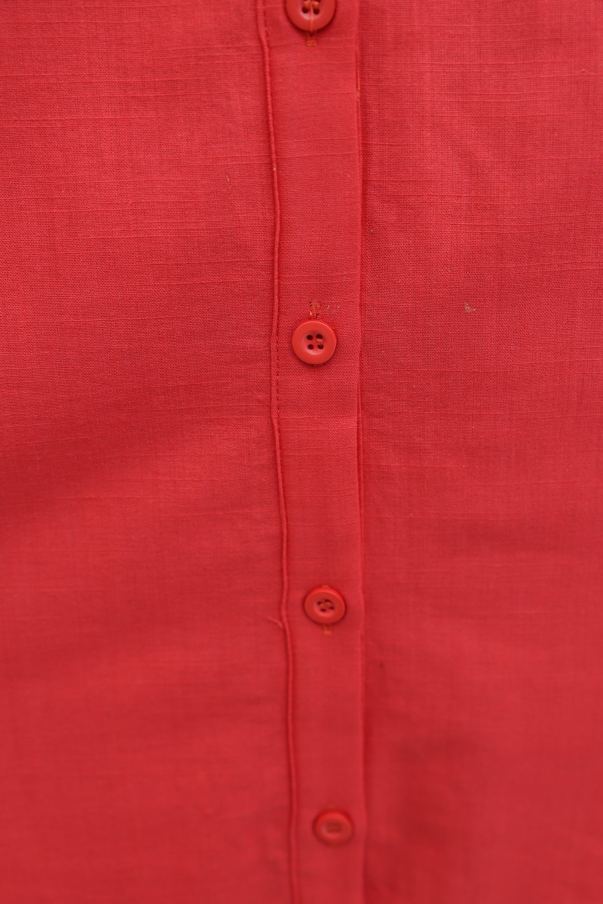 Fringe Lace Balloon Sleeve Blouse - Coral Red - Podyumplus - by Peralane - photo 9