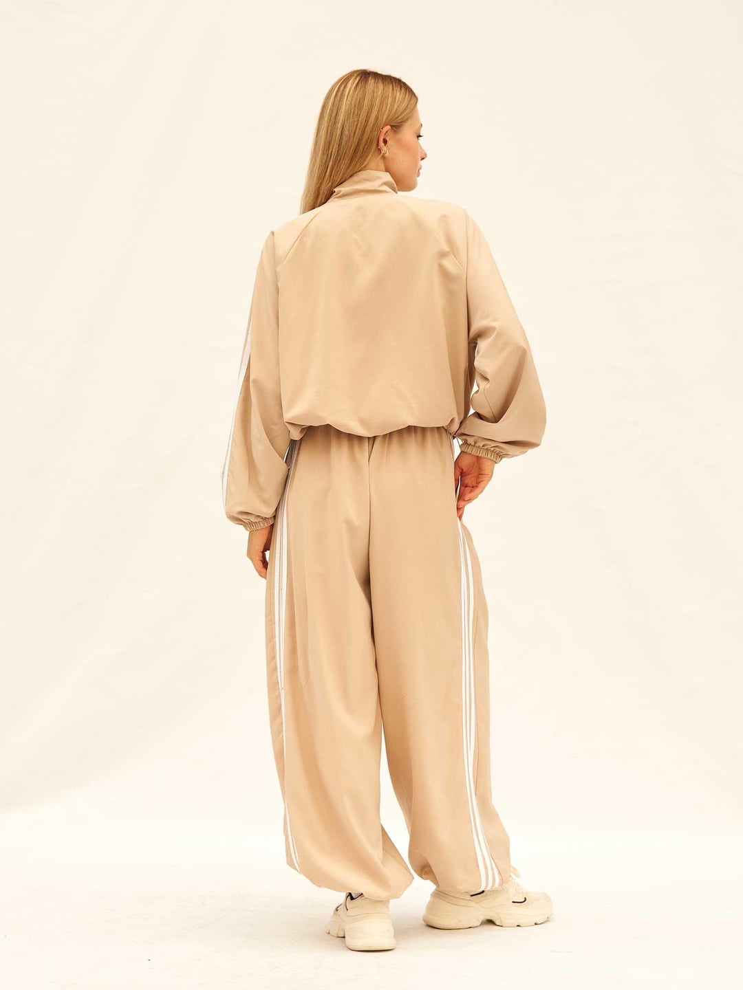 Contrast Stripe Zip-Up Tracksuit Set - Lefon - by Peralane - photo 3