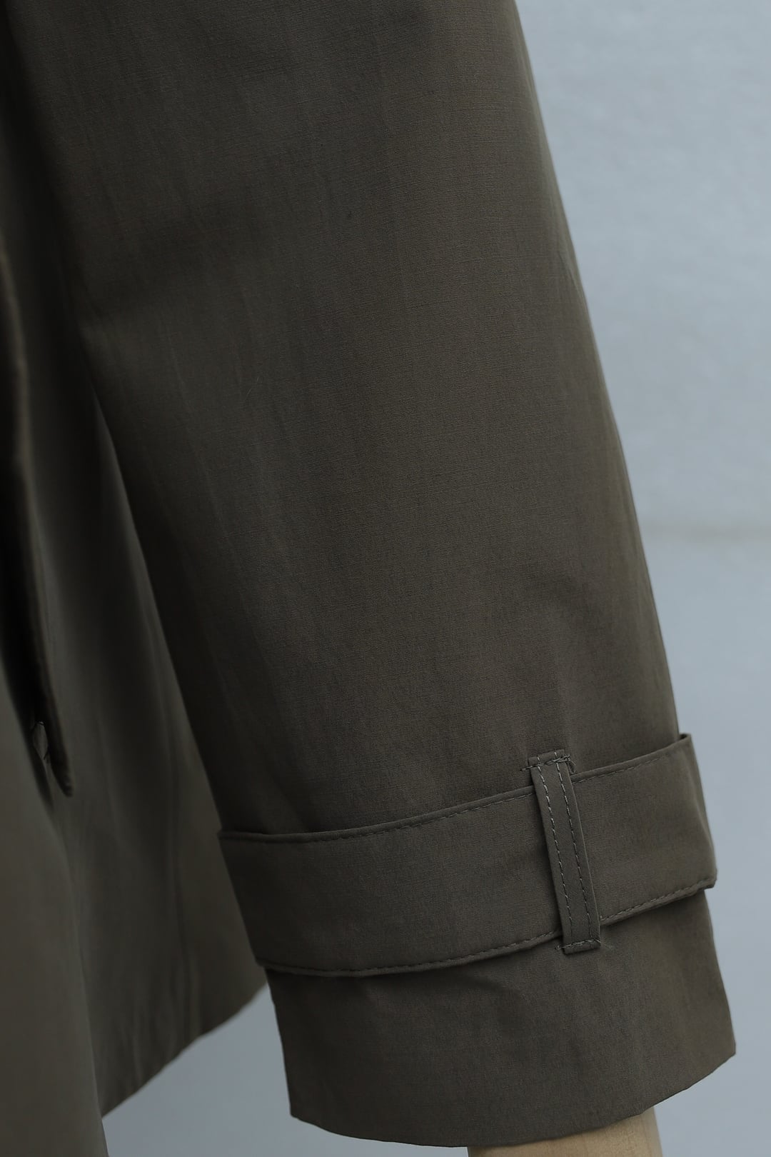 Epaulette and Cape Detail Lined Policotton Jacket - Light Brown - Podyumplus - by Peralane - photo 6