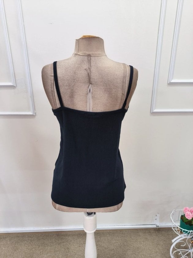 Women's V-Neck Lace Trim Spaghetti Strap Camisole - Janes - by Peralane - photo 6