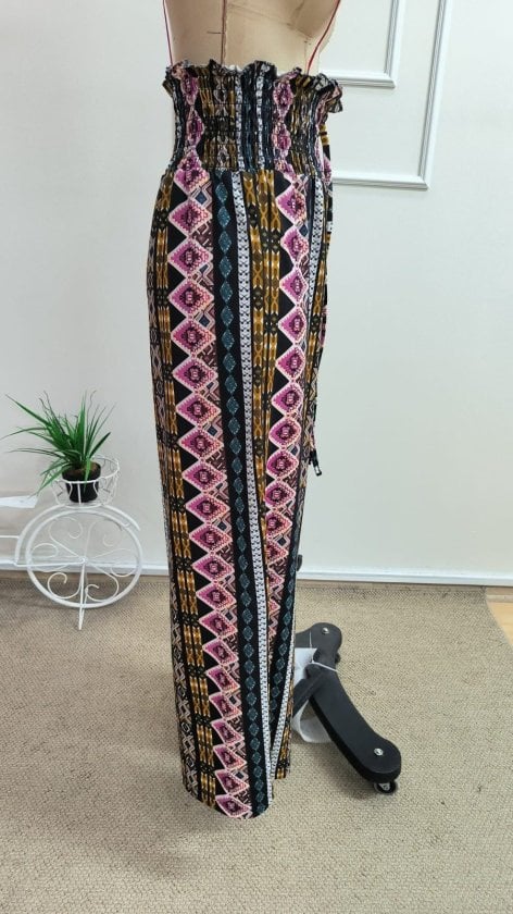Women's High-Waist Drawstring Patterned Long Suprem Pant - Janes - by Peralane - photo 6