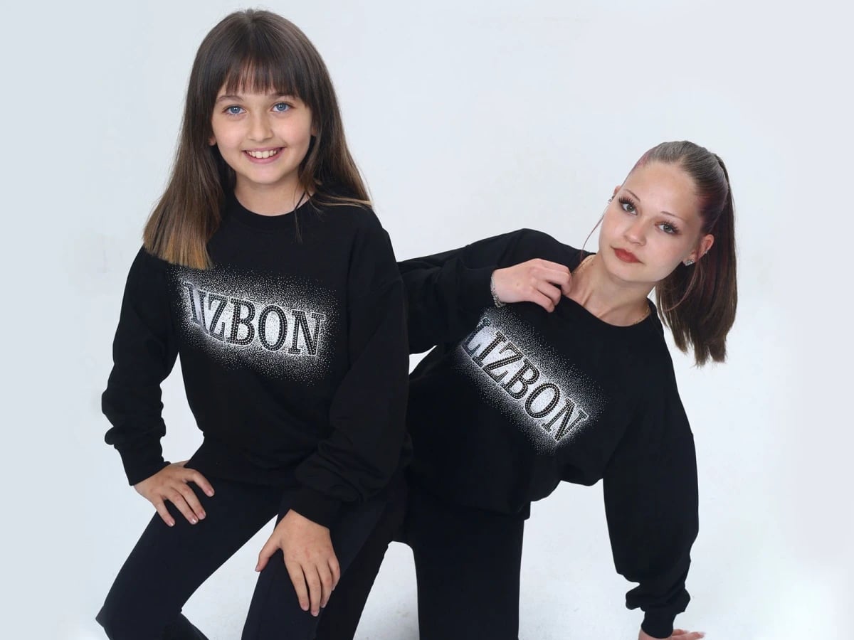 Lizbon Print Girls Sweatshirt - Vizviz - by Peralane