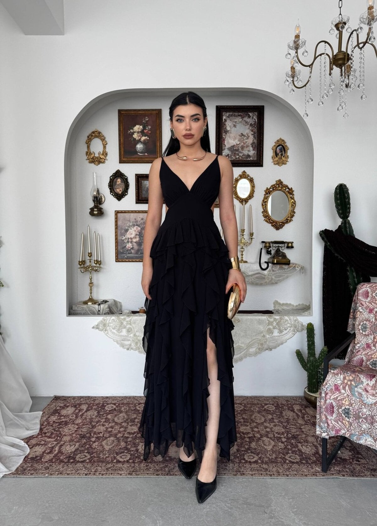 Seras Midi Dress - Black - Etika - by Peralane - photo 4