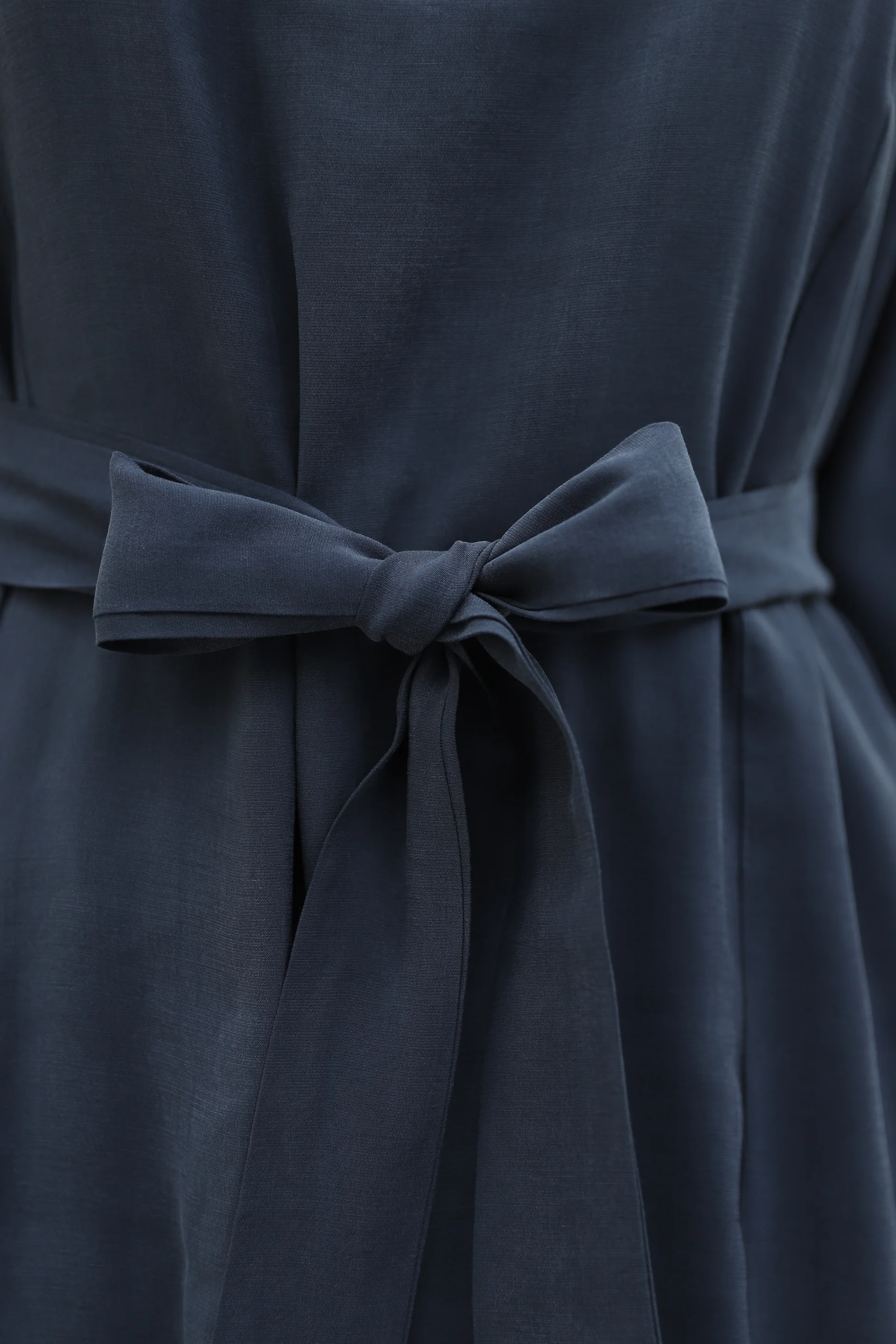 Women's Modal Two-Piece Set with Long Tunic and Pocketed Wide-Leg Trousers - Dark Grey - Podyumplus - by Peralane - photo 8