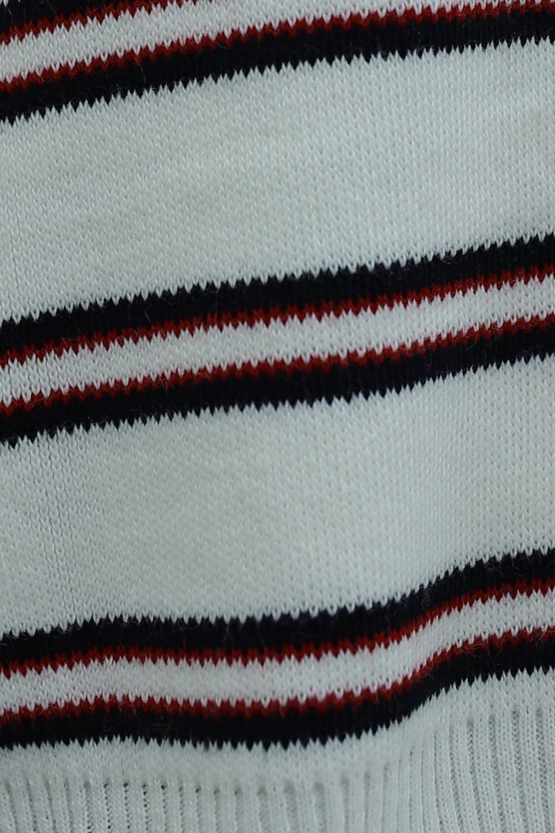 Striped Oversize Polo Collar Sweater - Ecru - Podyumplus - by Peralane - photo 8