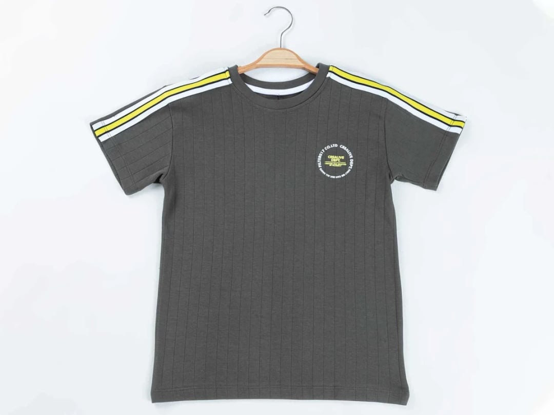 Crealive Printed Boys' T-Shirt - Grey (Pack of 4) - Civilti - by Peralane
